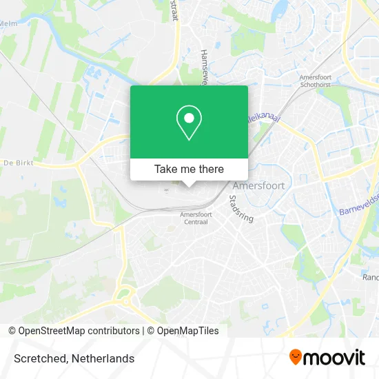 Scretched map