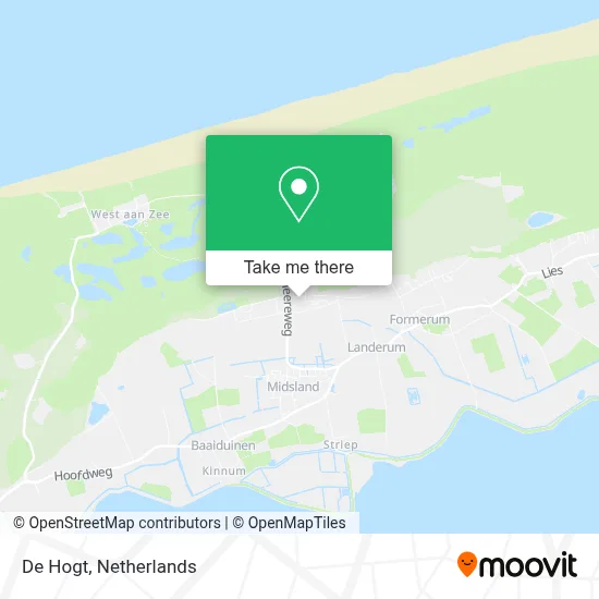 De Hogt map