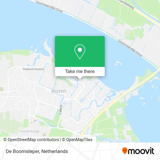 De Boomsleper map