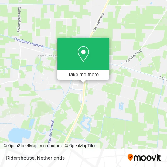 Ridershouse map