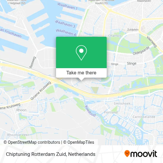 Chiptuning Rotterdam Zuid map
