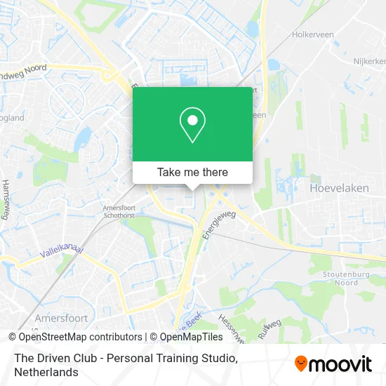 The Driven Club - Personal Training Studio map
