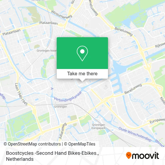 Boostcycles -Second Hand Bikes-Ebikes. Karte