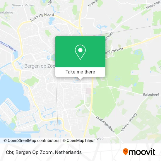 Cbr, Bergen Op Zoom map