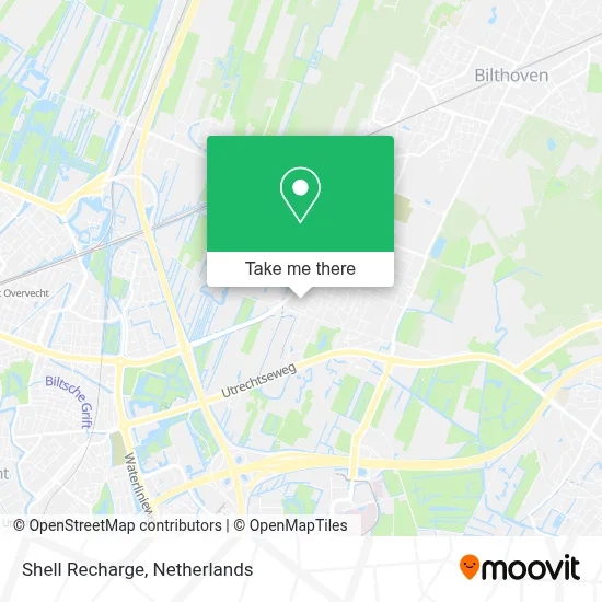 Shell Recharge map