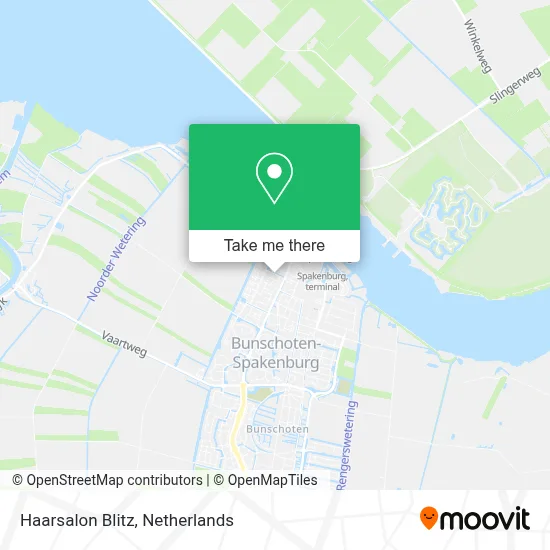 Haarsalon Blitz map