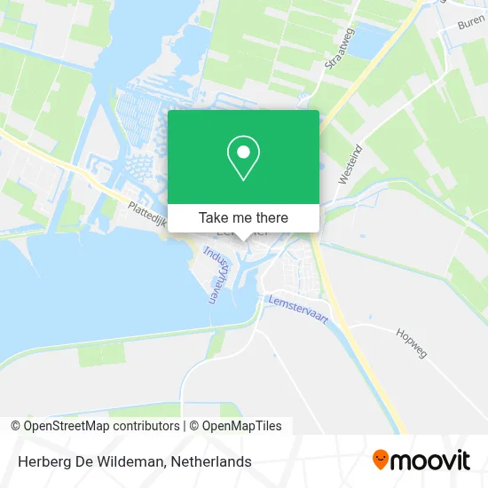Herberg De Wildeman map