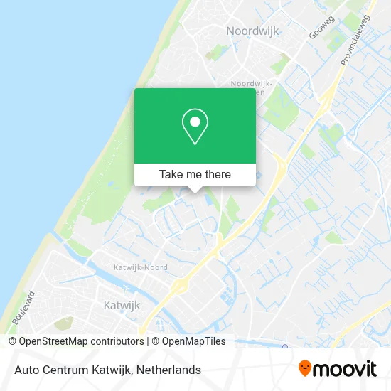 Auto Centrum Katwijk map