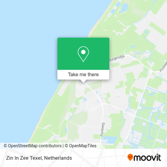Zin In Zee Texel map
