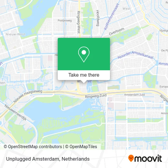 Unplugged Amsterdam map