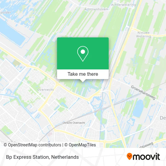 Bp Express Station map