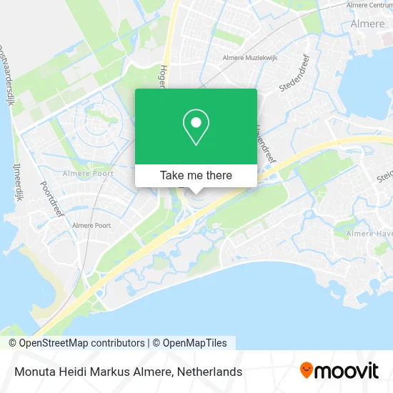Monuta Heidi Markus Almere map