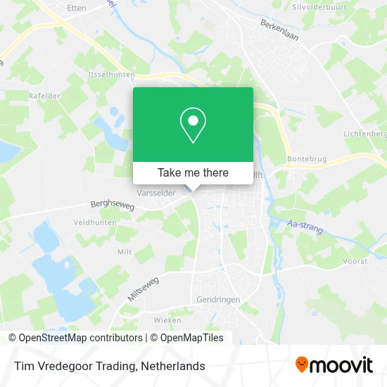Tim Vredegoor Trading map
