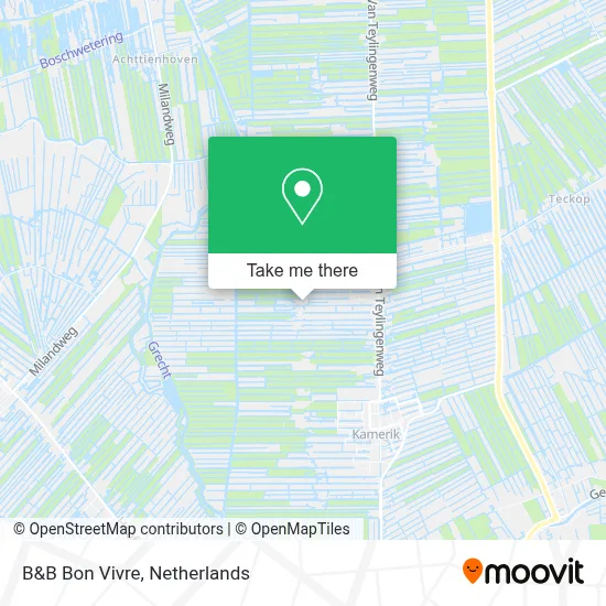 B&B Bon Vivre map