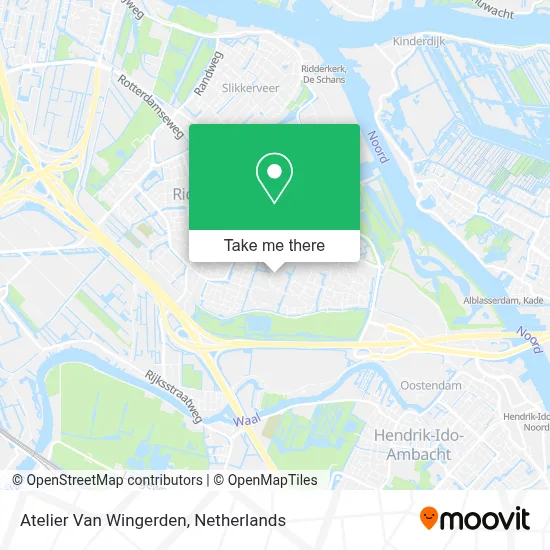 Atelier Van Wingerden map