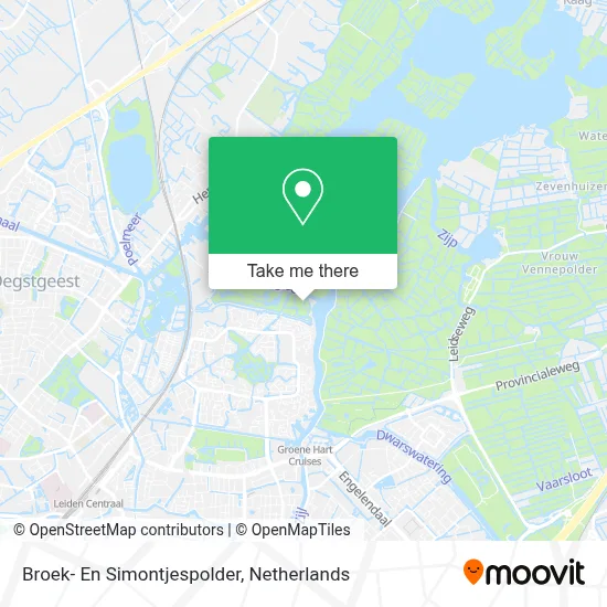 Broek- En Simontjespolder Karte