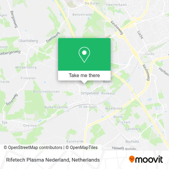 Rifetech Plasma Nederland map
