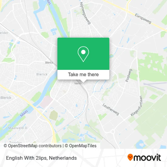 English With 2lips map