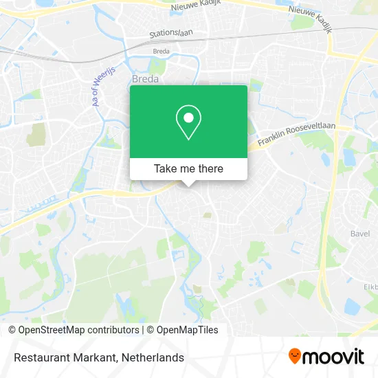 Restaurant Markant map