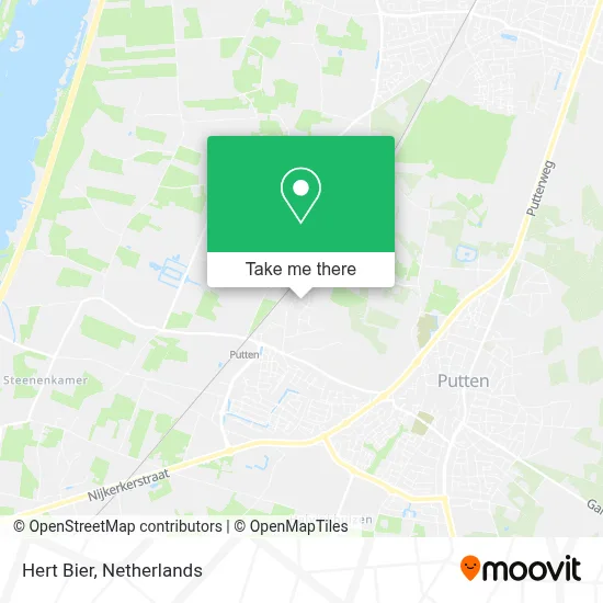 Hert Bier map