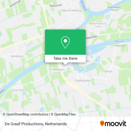 De Graaf Productions map