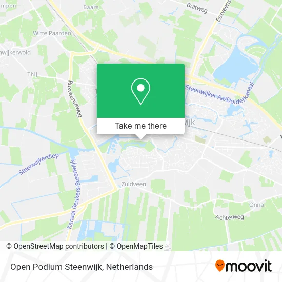 Open Podium Steenwijk map