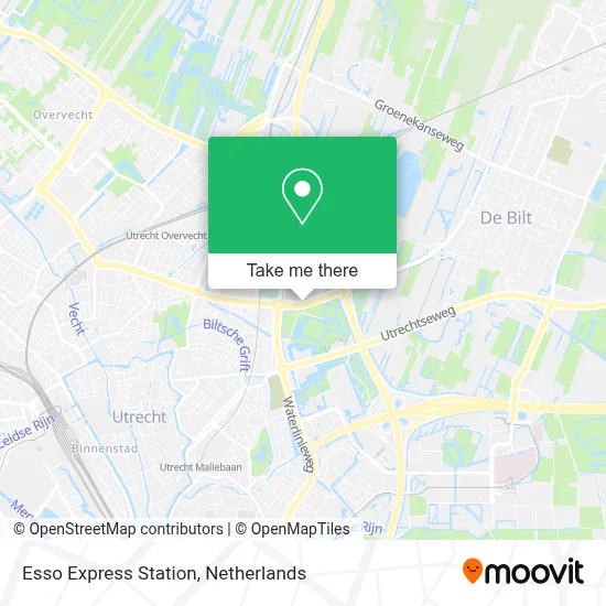 Esso Express Station map