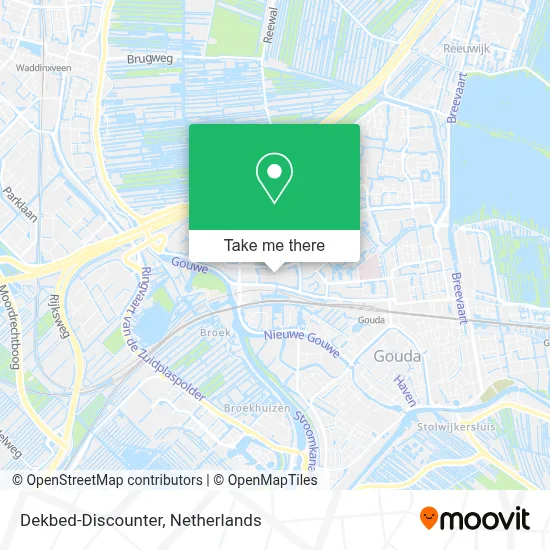 Dekbed-Discounter map