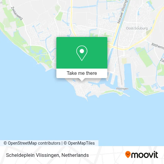 Scheldeplein Vlissingen map