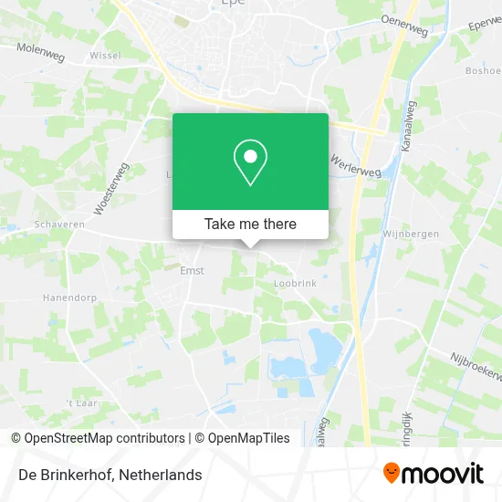 De Brinkerhof map