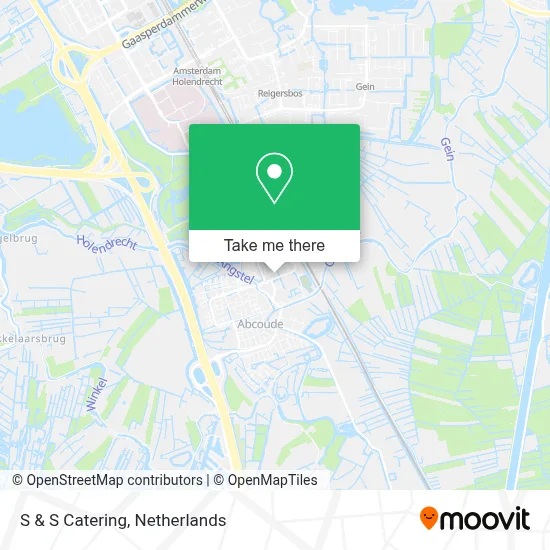 S & S Catering map
