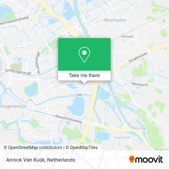 Annick Van Kuijk map