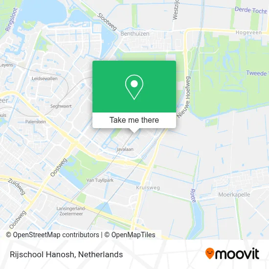 Rijschool Hanosh map