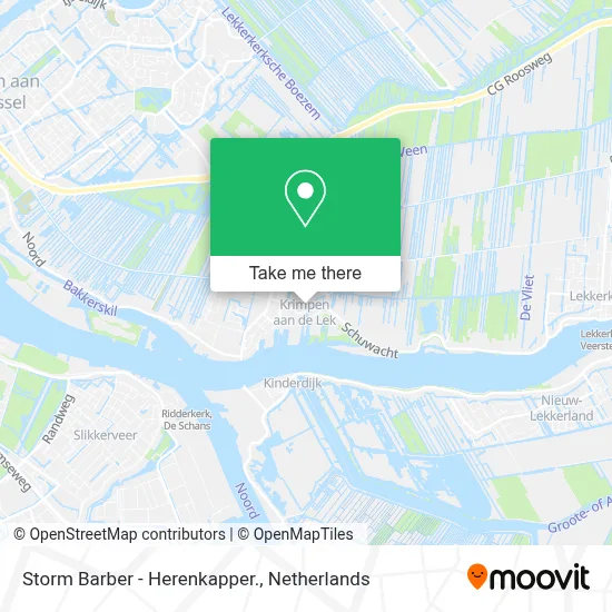 Storm Barber - Herenkapper. map
