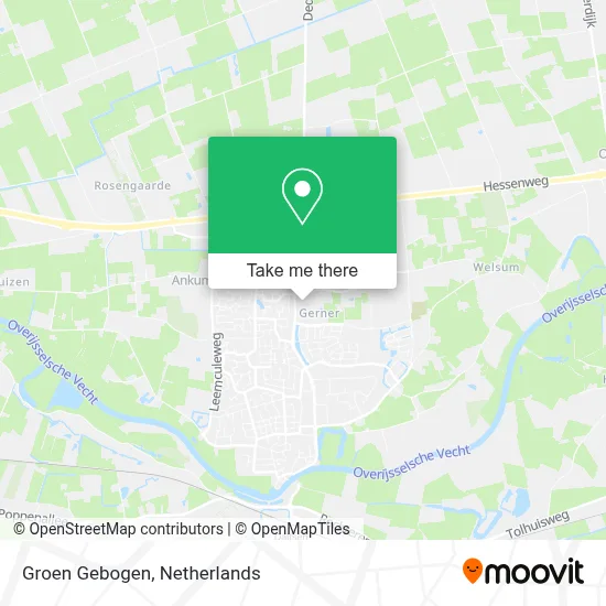 Groen Gebogen map