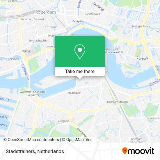 Stadstrainers map