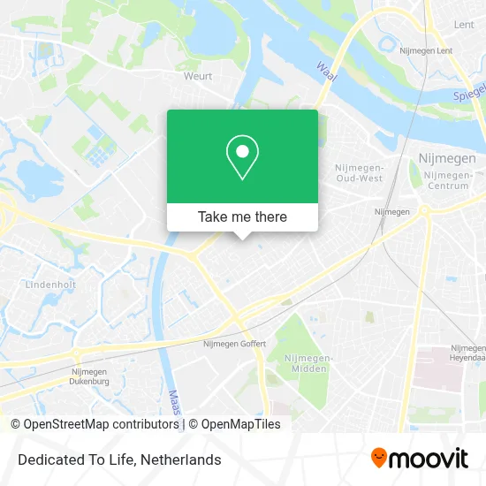 Dedicated To Life map