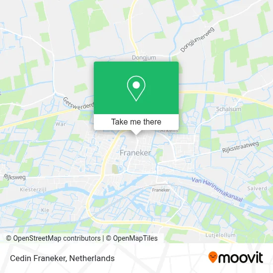 Cedin Franeker map