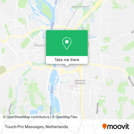 Touch-Pro Massages map