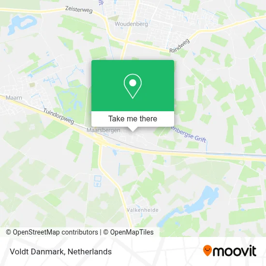 Voldt Danmark map