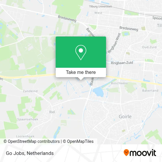 Go Jobs map