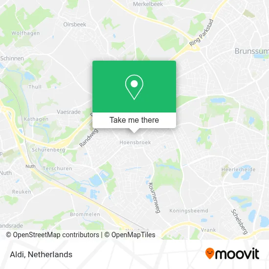 Aldi map