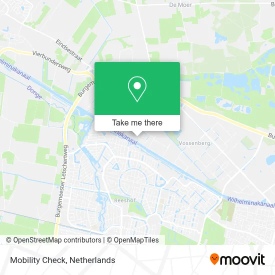 Mobility Check map