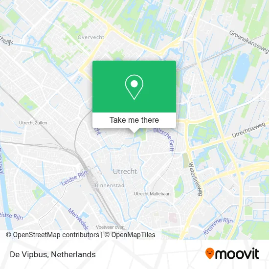De Vipbus map