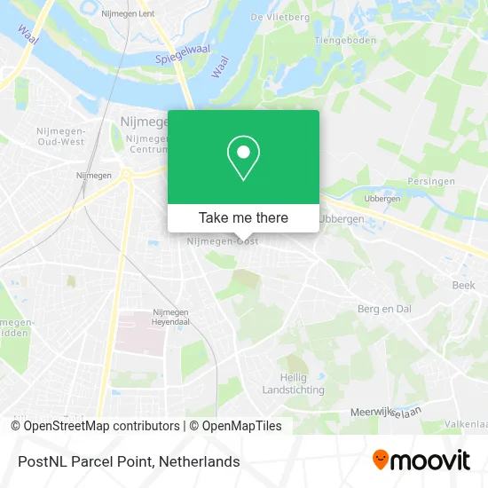 Postnl Pakketpunt map