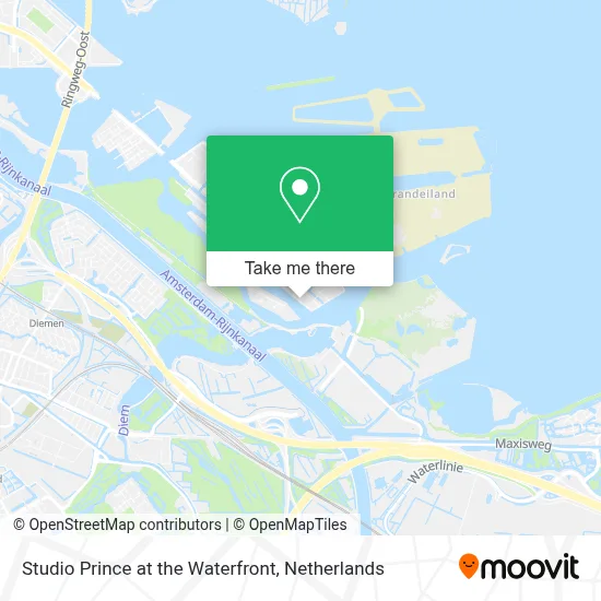 Studio Prince at the Waterfront map