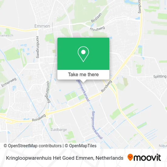 Kringloopwarenhuis Het Goed Emmen map