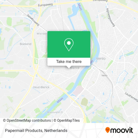 Papermail Products map