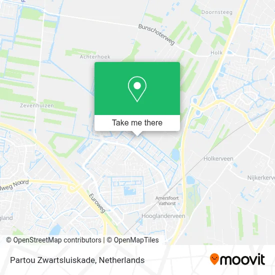 Partou Zwartsluiskade map