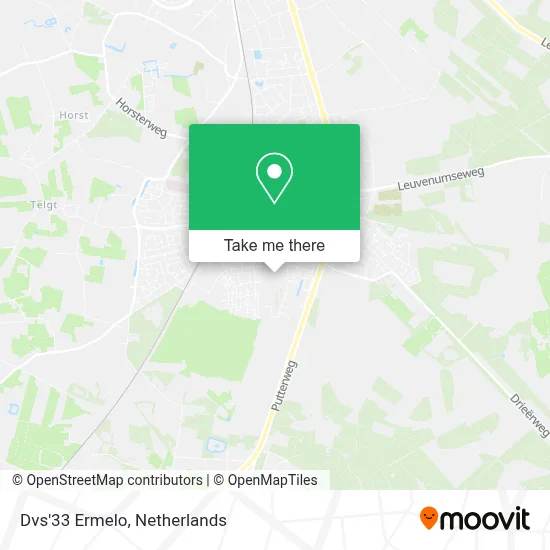 Dvs'33 Ermelo map